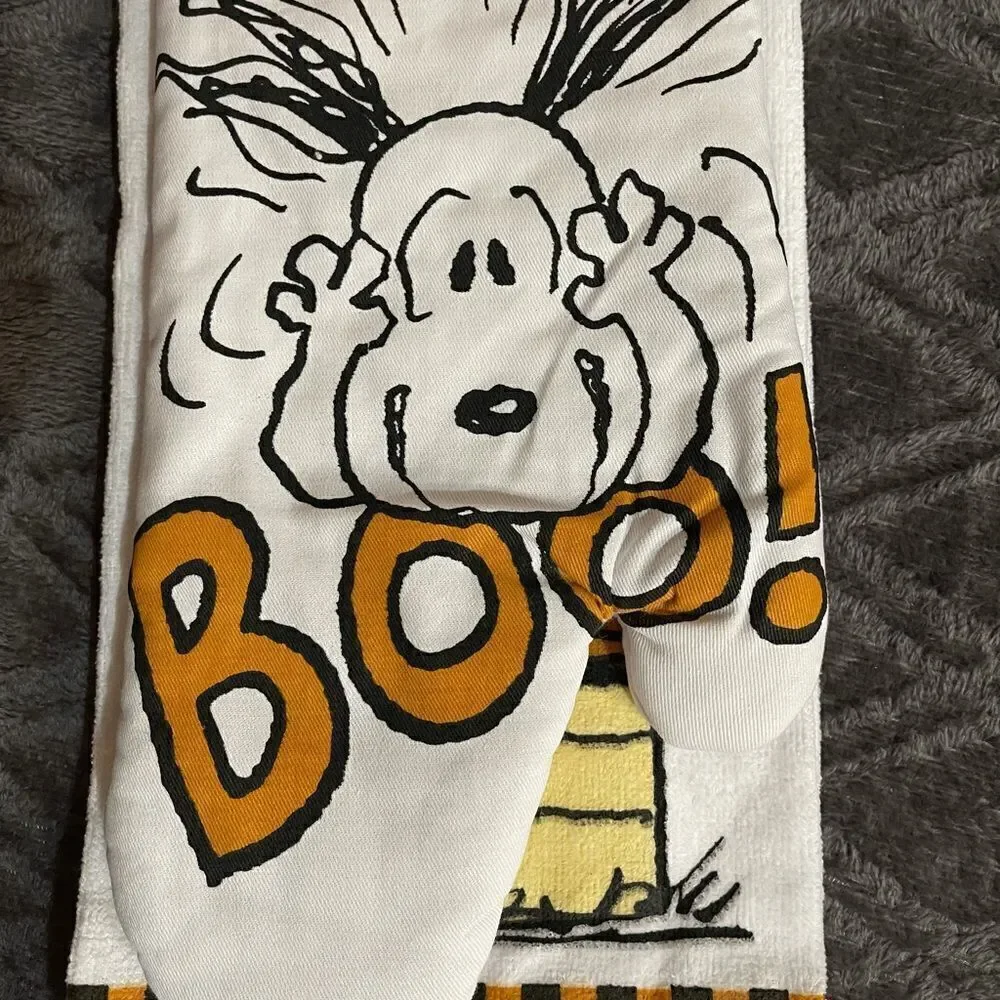 Peanuts Snoopy 3 pc towel, oven mitt & pot holder